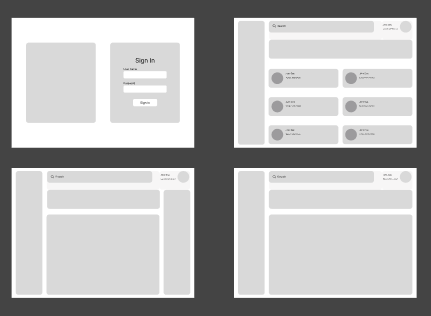 Low-Fidelity Wireframe